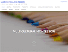 Tablet Screenshot of multiculturalmontessori.com